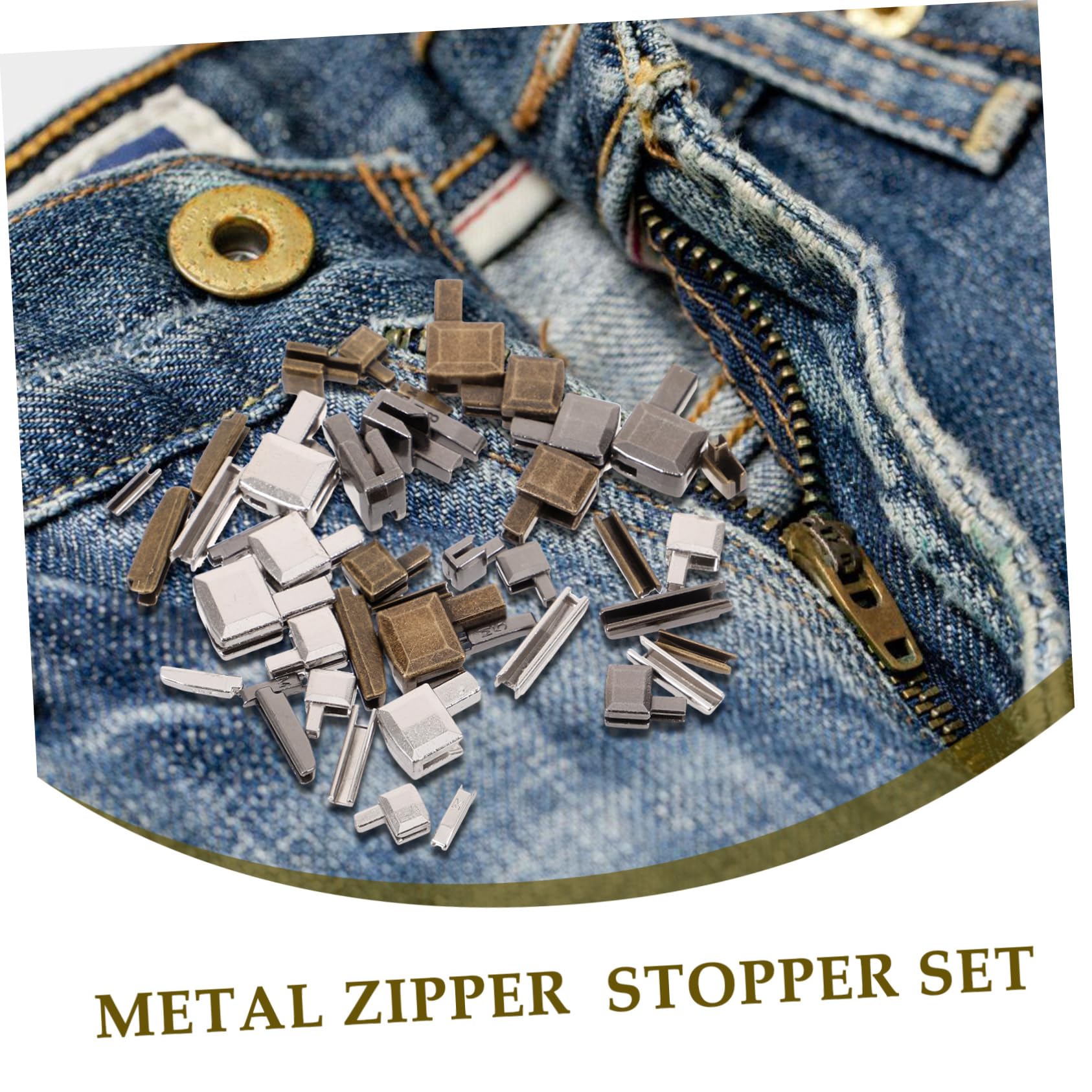 5juegos Kit De Reparación De Cremalleras De Detalles Accesorios Para Reparar Ropa Para Manualidades y Soluciones De Bricolaje