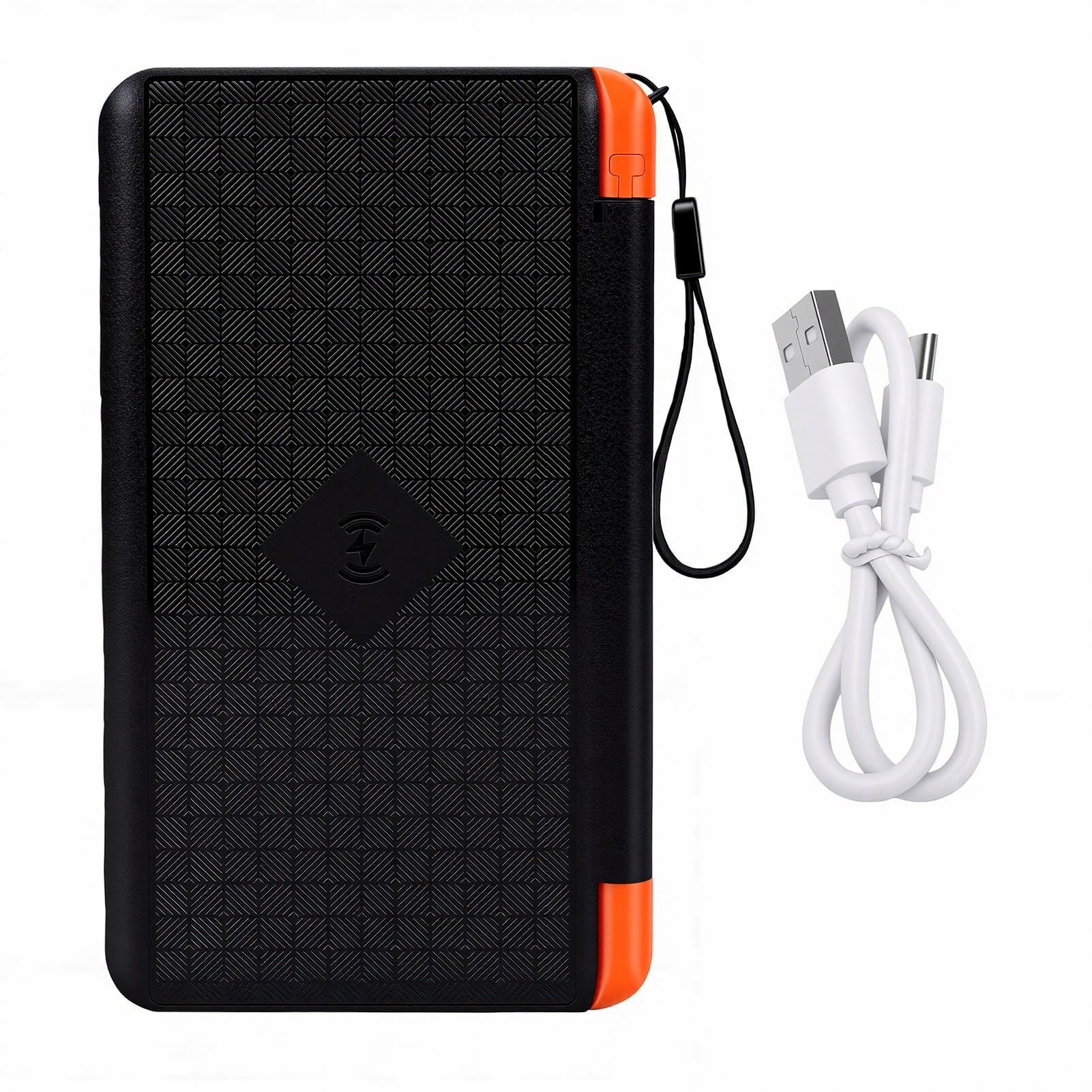 Caricabatterie Solare USB C da Esterno 10000mAh Power Bank con