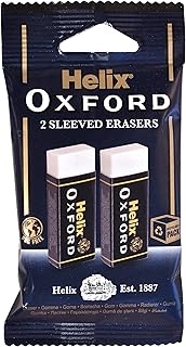 Helix Oxford Twin Pack with Eraser, Oxford Blue, Large
