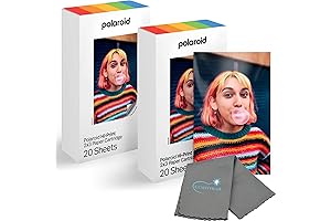 Hi Print 2x3 Paper Cartridge: Two-Pack (40 Photos) with Free Cleaning Cloth