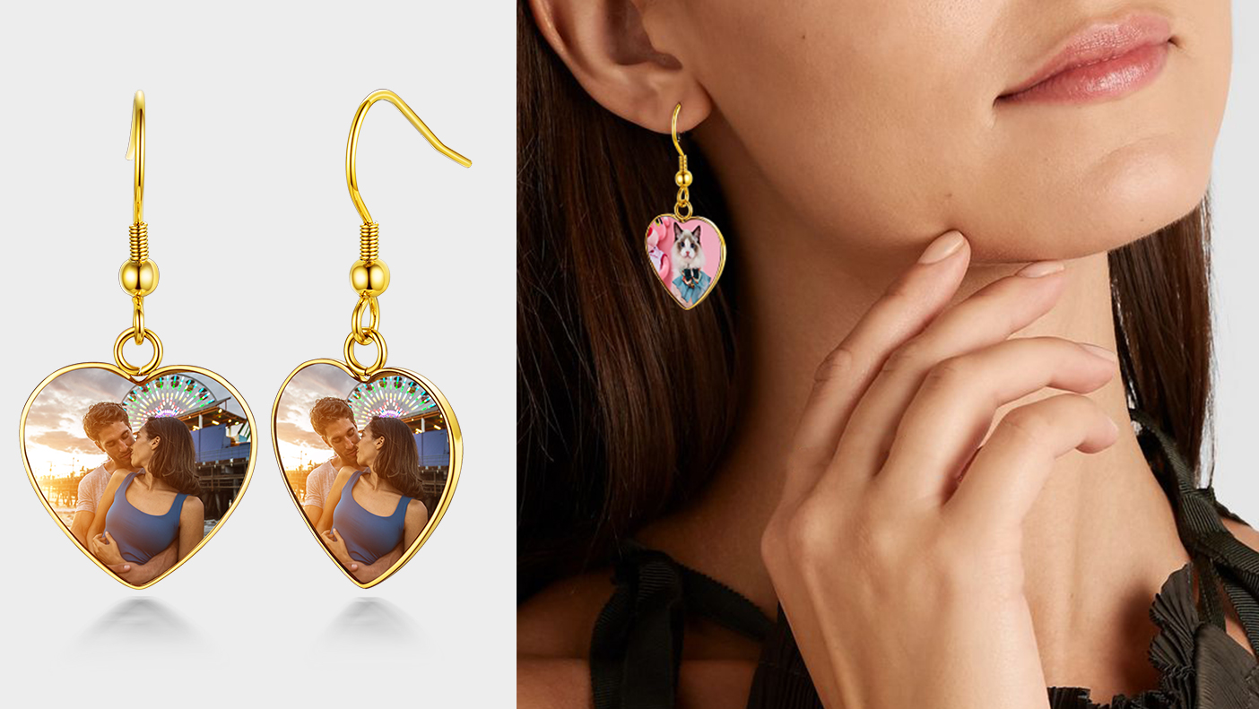 Lost Souls - Boucles D'oreilles Goutte D'eau Chunky En Acier Inoxydable Plaqué Or 18 Carats