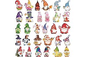 Hoteam 30 Pcs Holiday Magnets for Calendar