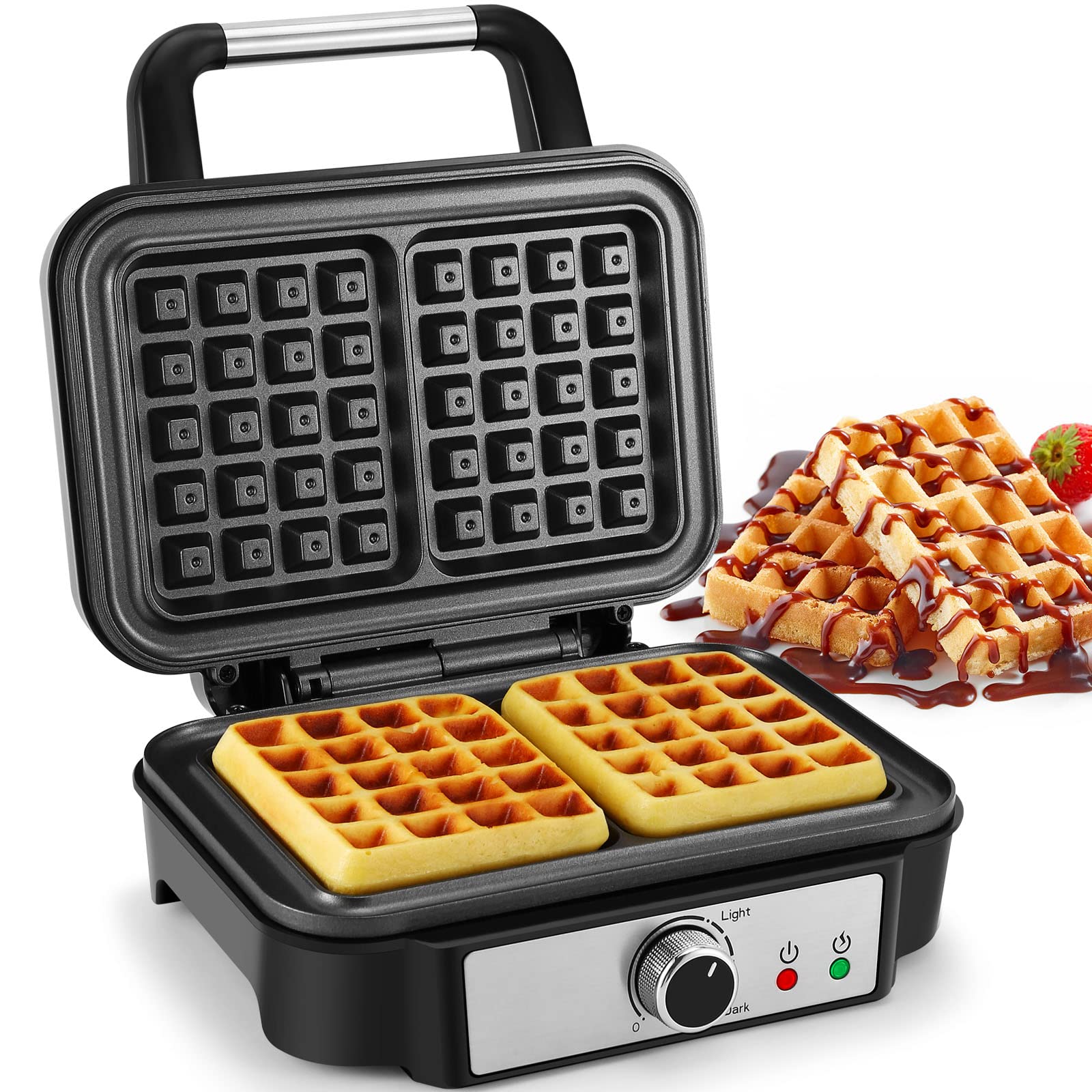 classic waffle iron not belgian