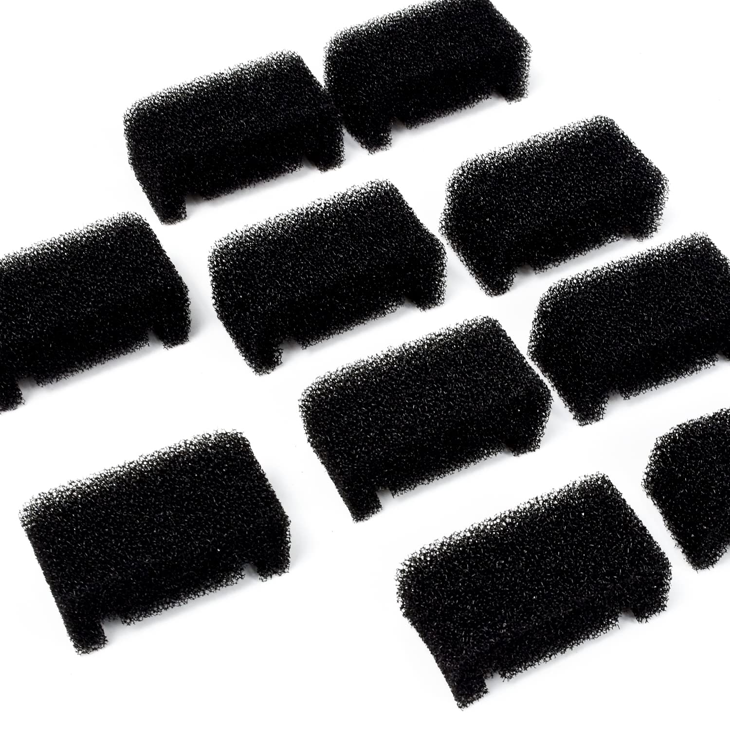 10 Pcs Sponge Filter for 67oz/2L Pet Fountain 81oz/2.4L Stainless Steel Dog Drinking Fountain Replacement,Pet Water Fountain Pre Foam Filters Replacement - image 3