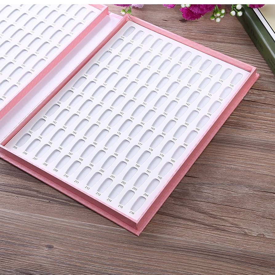 Amazon.com: 216 Nail Colors Chart Display Gel Polish Color