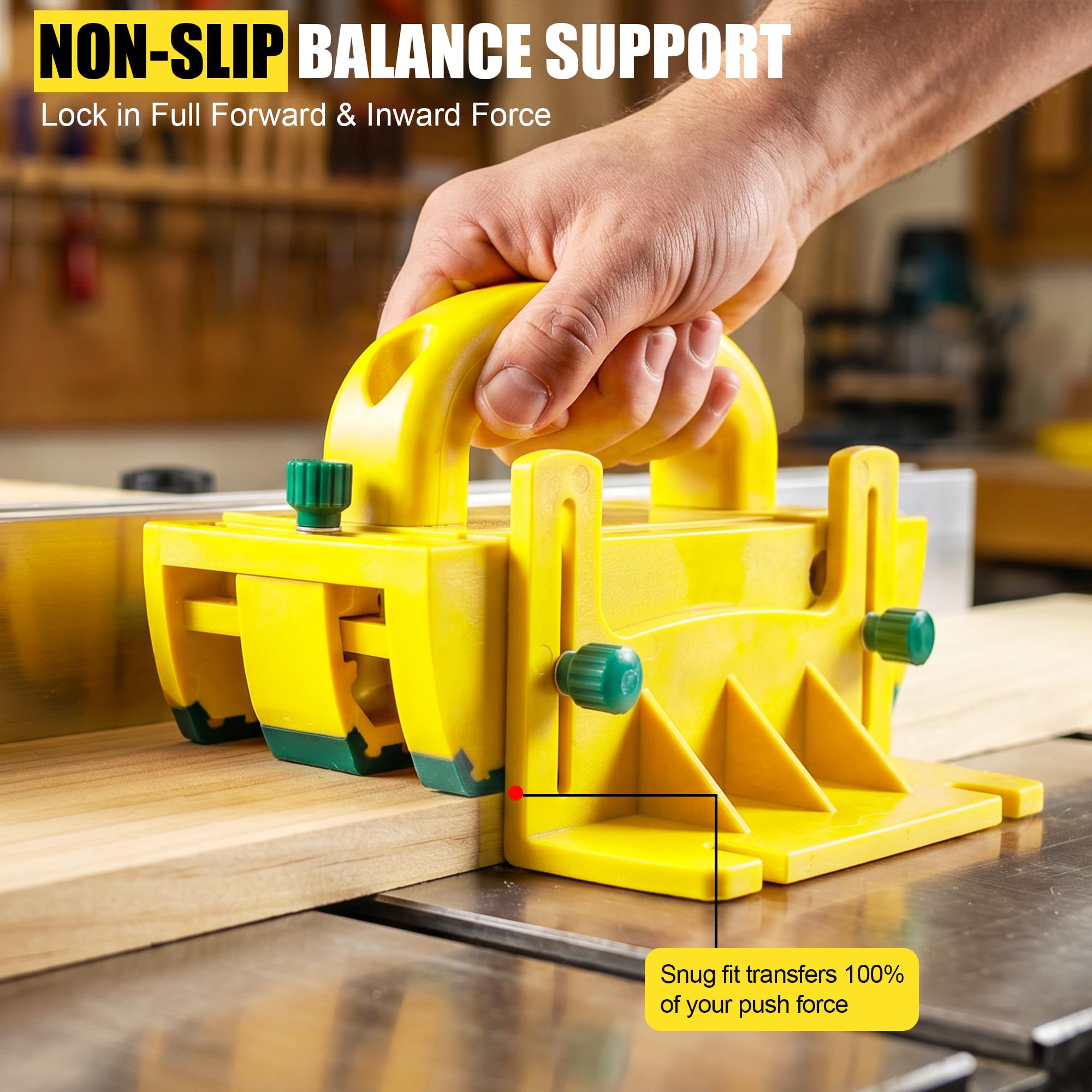 Table Saw Push Block - Kickback Prevention -4 Table Saw Push Block - Kickback Prevention -4