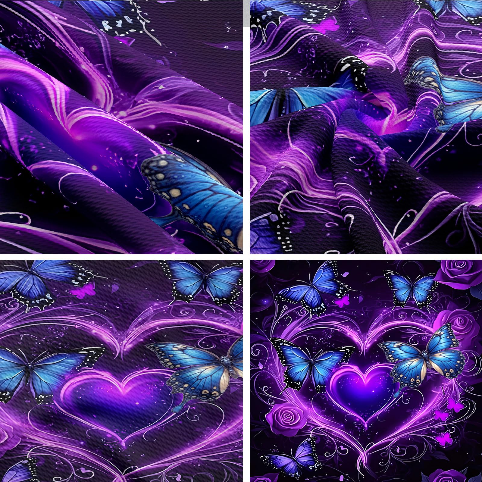 Funda Nórdica Mariposas 220x240, Suave y acogedora Ropa de Cama para Mariposa 3 Piezas,1 Funda nórdica con Cremallera y 2 Fundas de Almohada de 50 x 75 cm (Mariposas-3, 220x240cm)