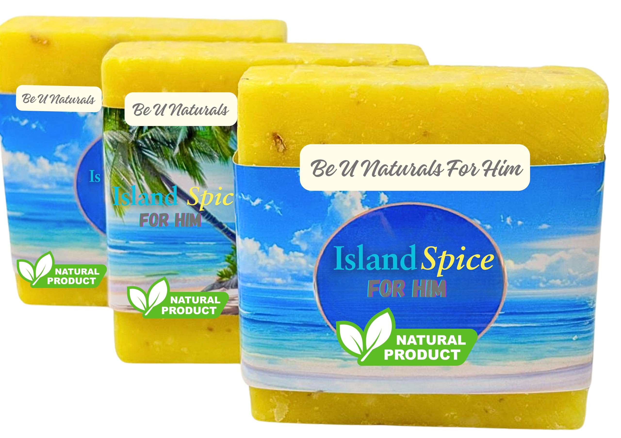 Island Spice Bar Soap for Men Natural Handmade Product