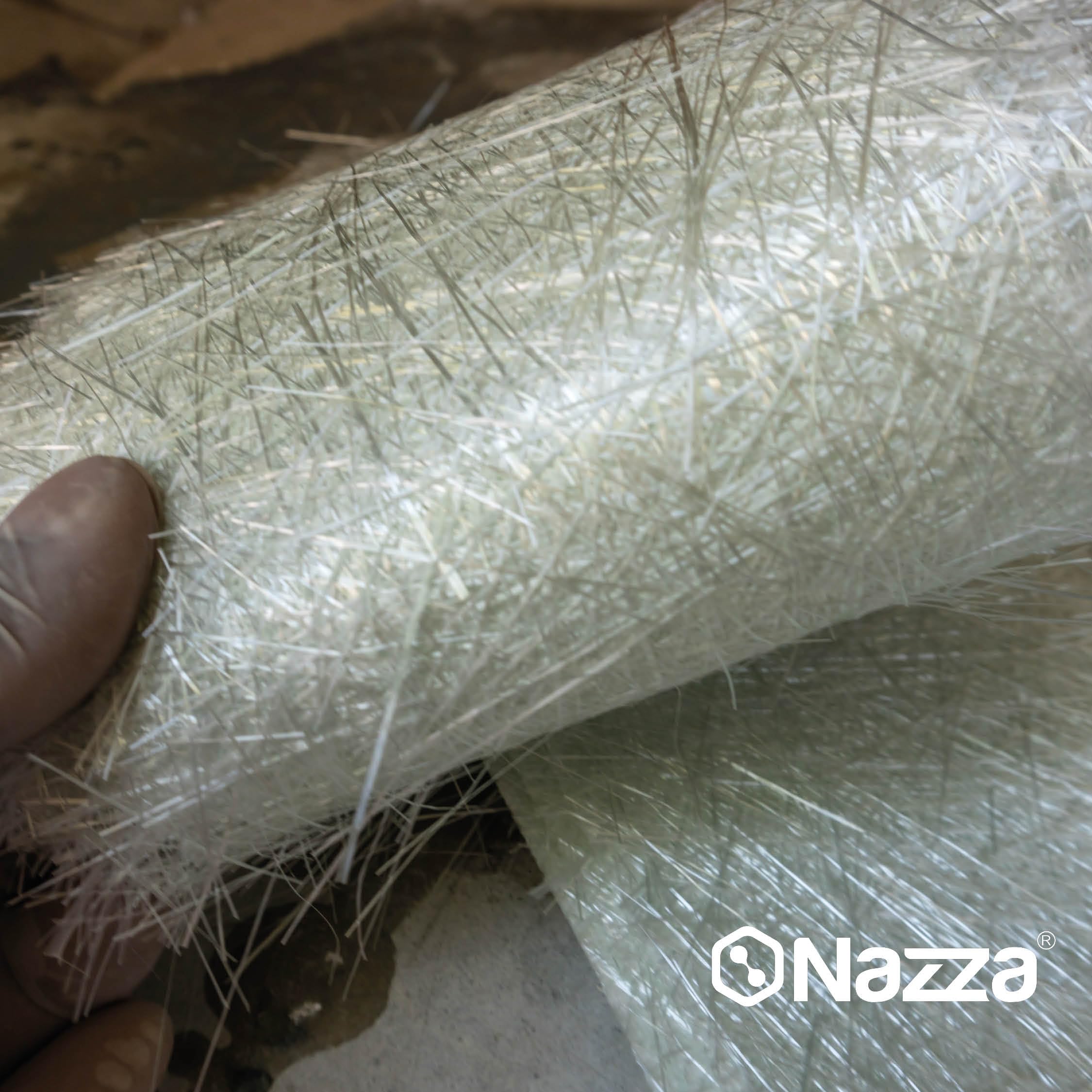 Manta de Fibra de Vidrio MAT de Diferentes Gramajes - Excelente compatibilidad con Resinas de Poliéster - Material de Refuerzo - MAT gramaje 100-25 m2
