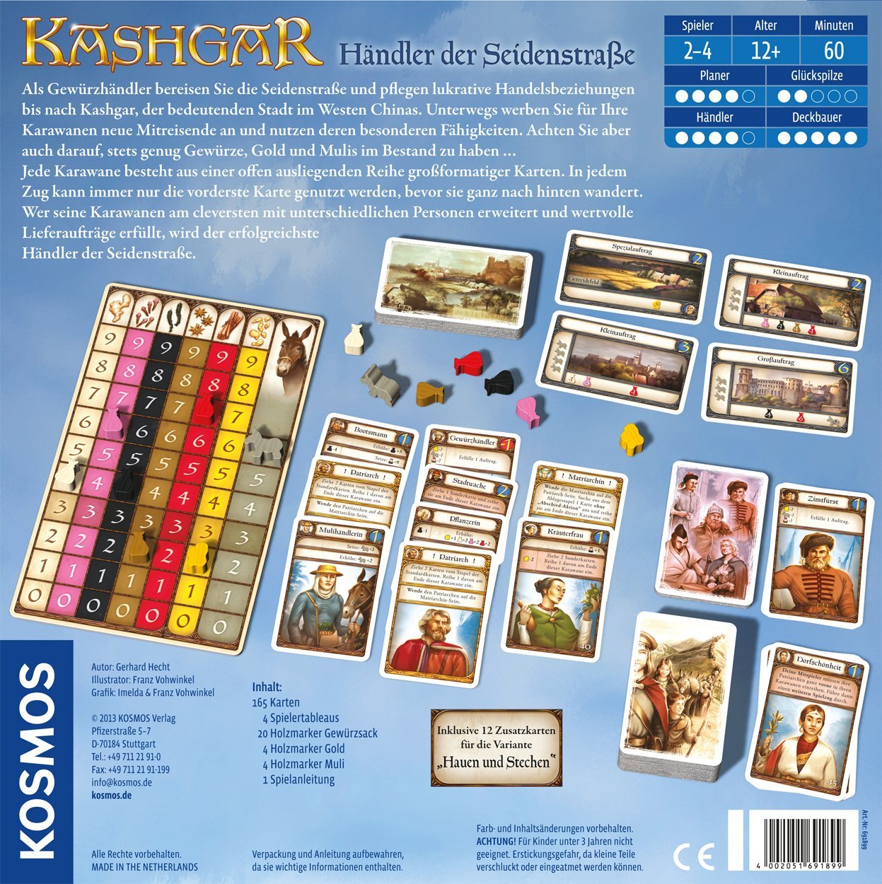 Kosmos 691899 - Kashgar - Händler der Seidenstraße, Brettspiel
