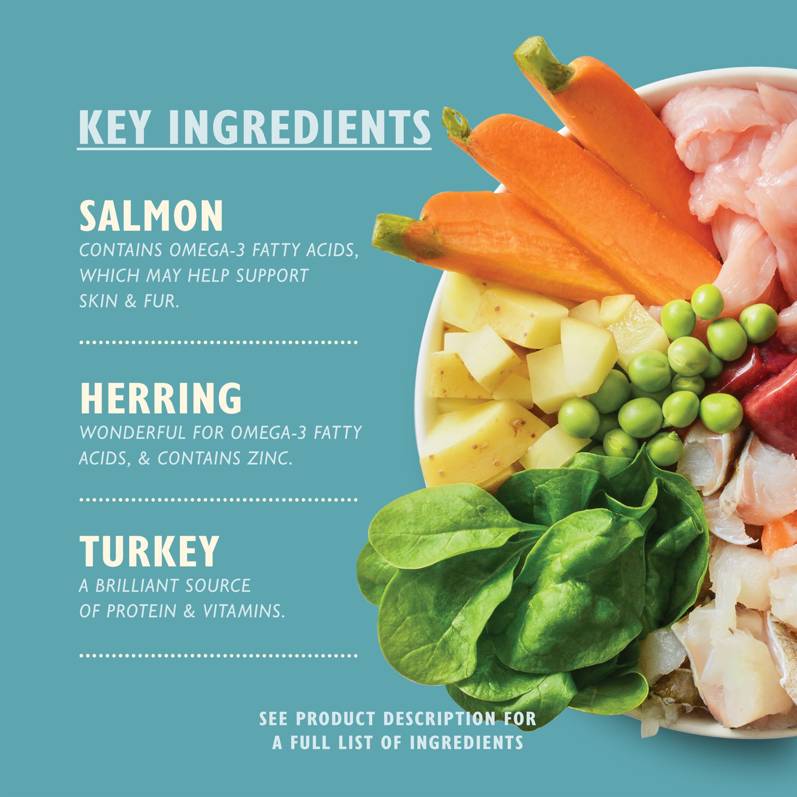 Lily's Kitchen Natürliches Nassfutter für ausgewachsene Hunde Dose - Leckere Fischpastete - Hundefutter Getreidefreies Rezept (6 x 400g dosen) (Packung mit 2)