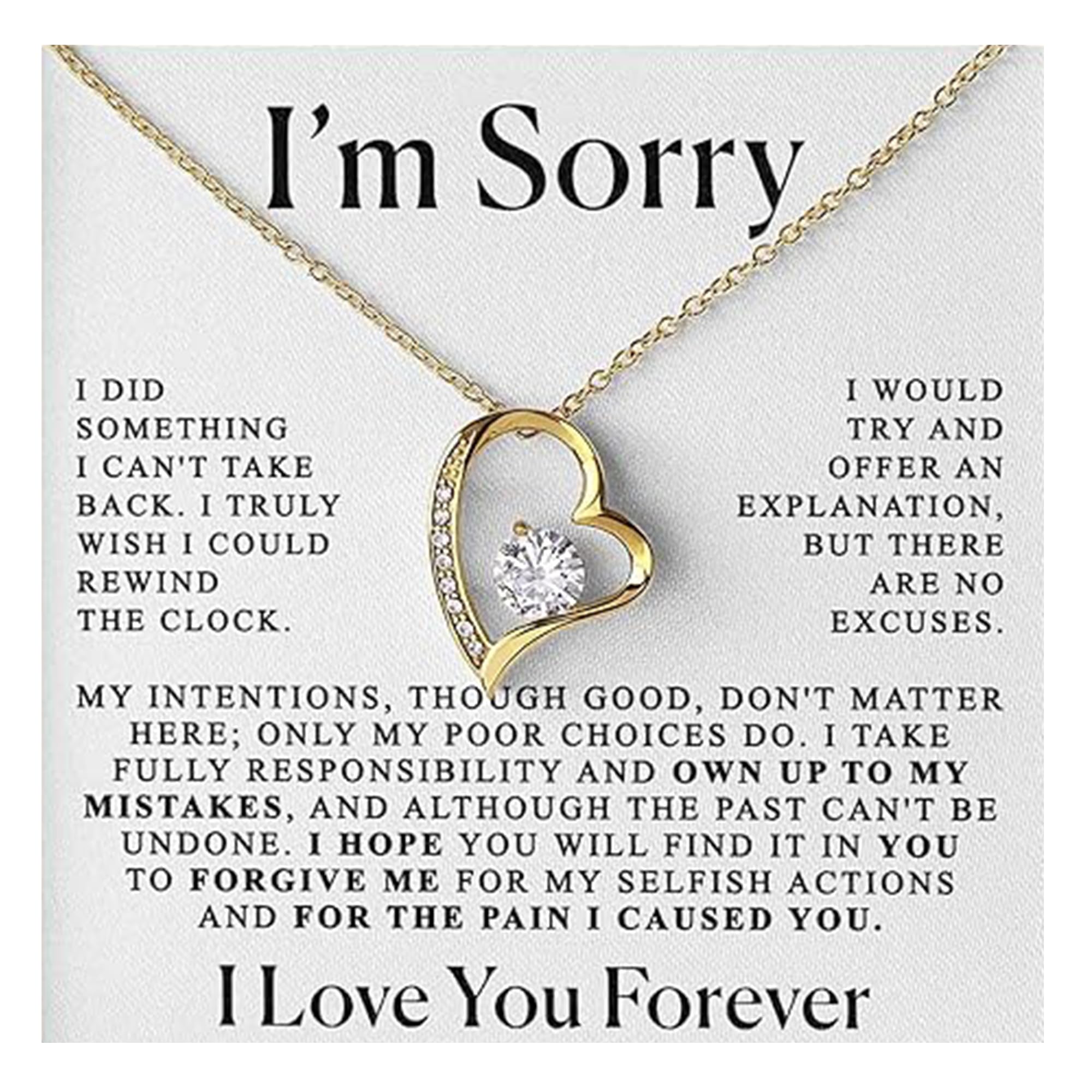 LUXUS Gold Heart Necklace