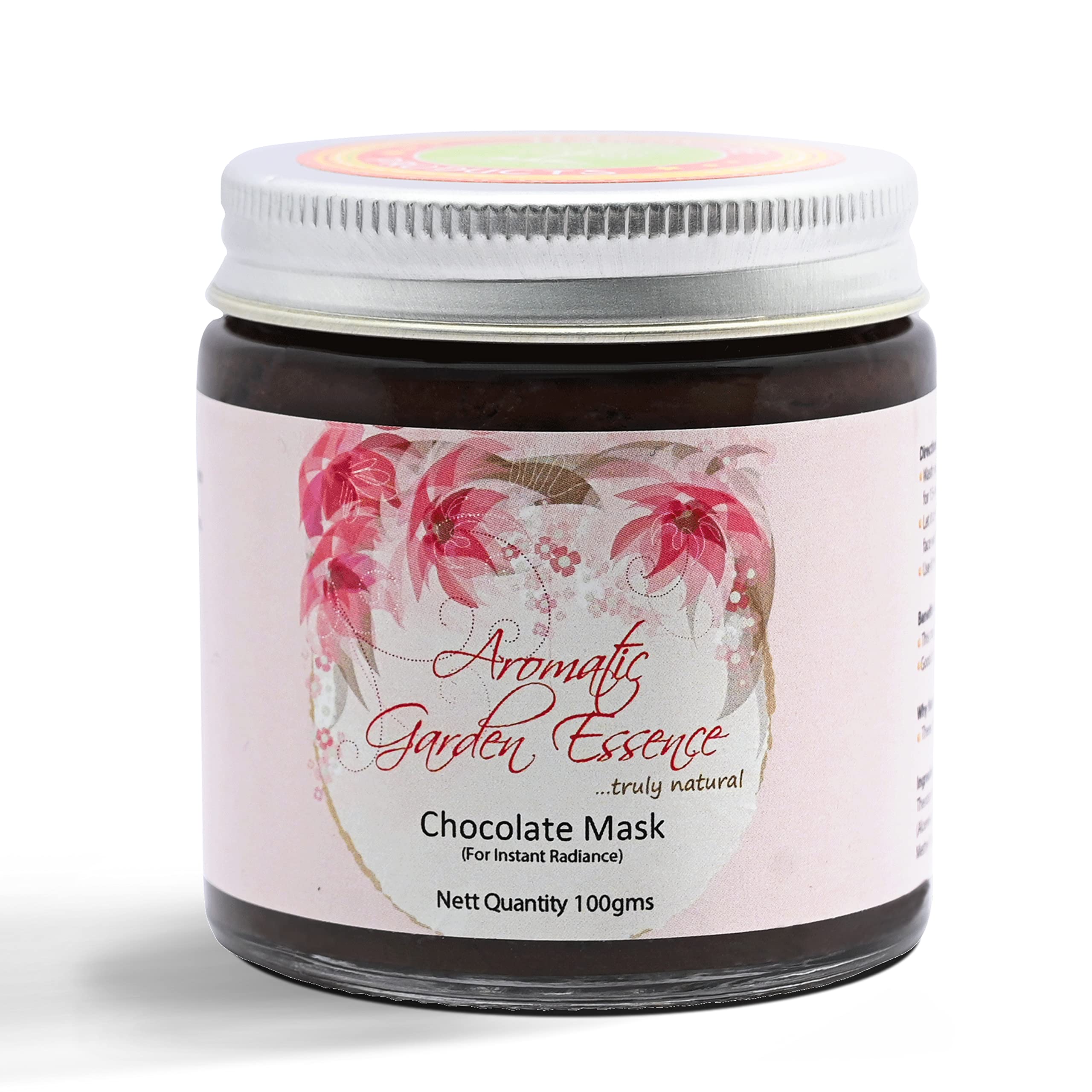 AGE Chocolate Mask for Instant Glow | Hydrating Skin & Restoring Radiance | Suitable for all Skin Types | Natural Mask | For Men and Women | 100g