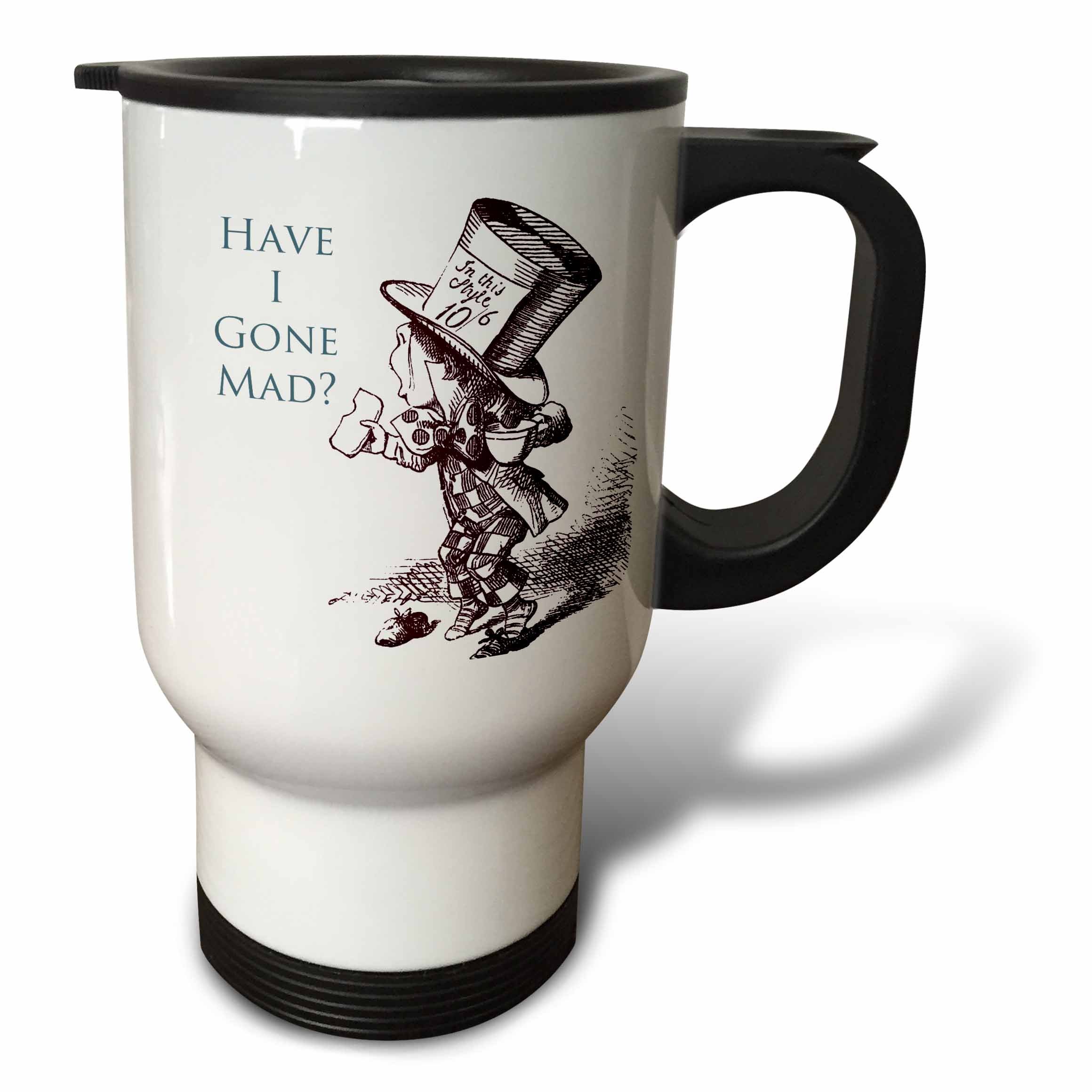 Amazon.com: 3dRose Drink Me Alice in Wonderland Vintage Travel Mug,  14-Ounce : Home & Kitchen