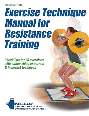 Exercise technique manual for resistance training 