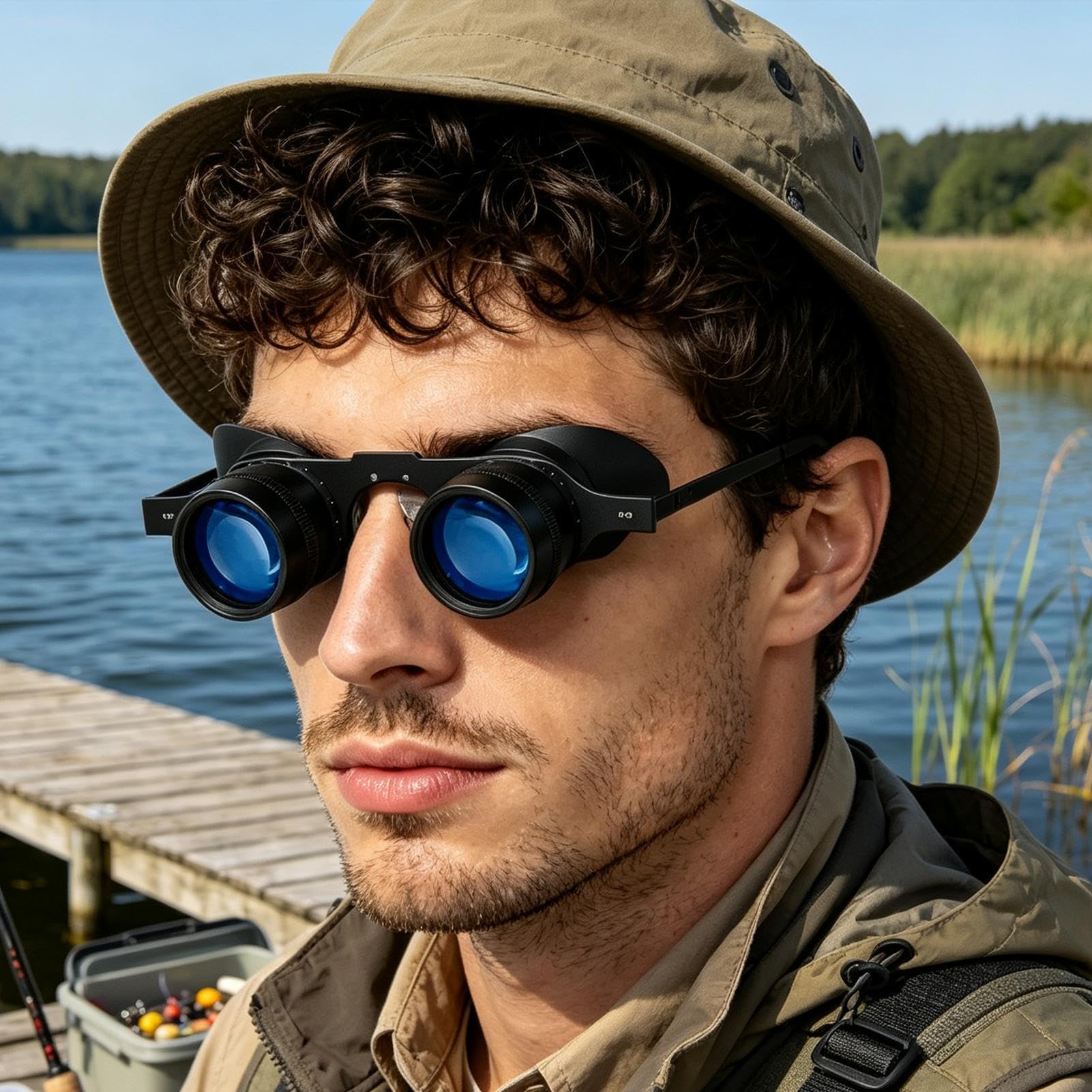Binocolo da Viaggio Occhiali Portatili con Ingrandimento 3X