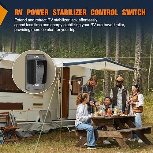 Vista 48 de Nilight Interruptor basculante momentáneo (ON) - Apagado (ON) Interruptores de palanca DPDT 7Pin 12V 24V encendido apagado en interruptor LED