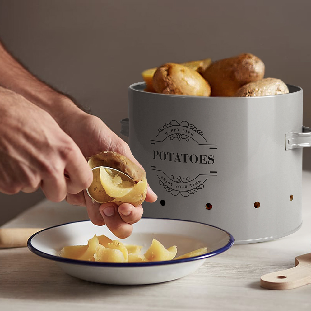 Granrosi Boite De Rangement Cuisine Set De 3,bocaux Rangement Cusine Des Pommes De Terre,oignons