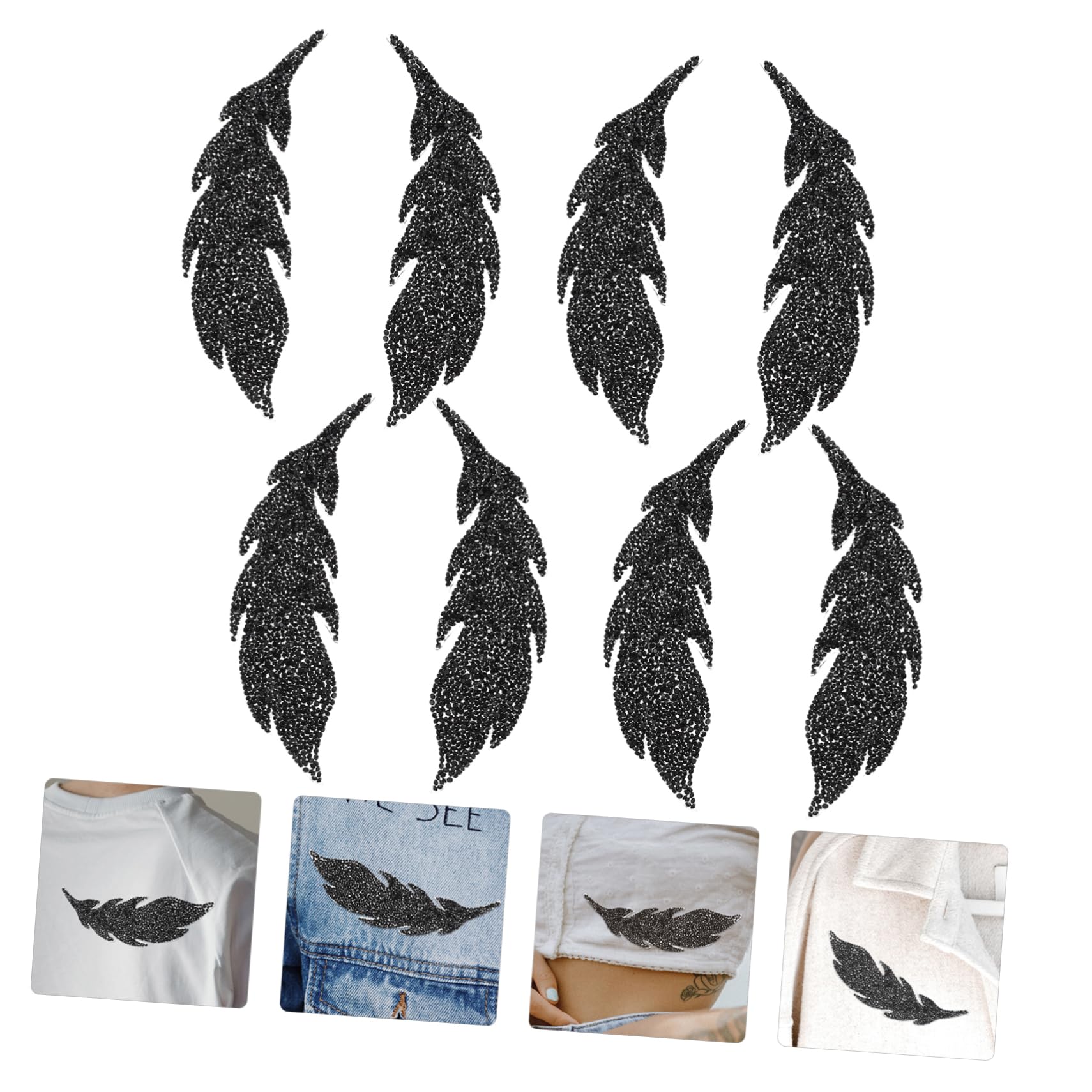 Ciieeo 3 Sets Verschleißfeste Kleidungsflicken Zarte Aufbügelflicken Für Hüte Leichte Und Kompakte Hutaccessoires 4 Paar X 3