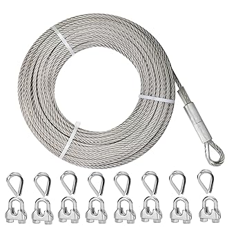 5/16 in Stainless Steel Cable Kits 100ft