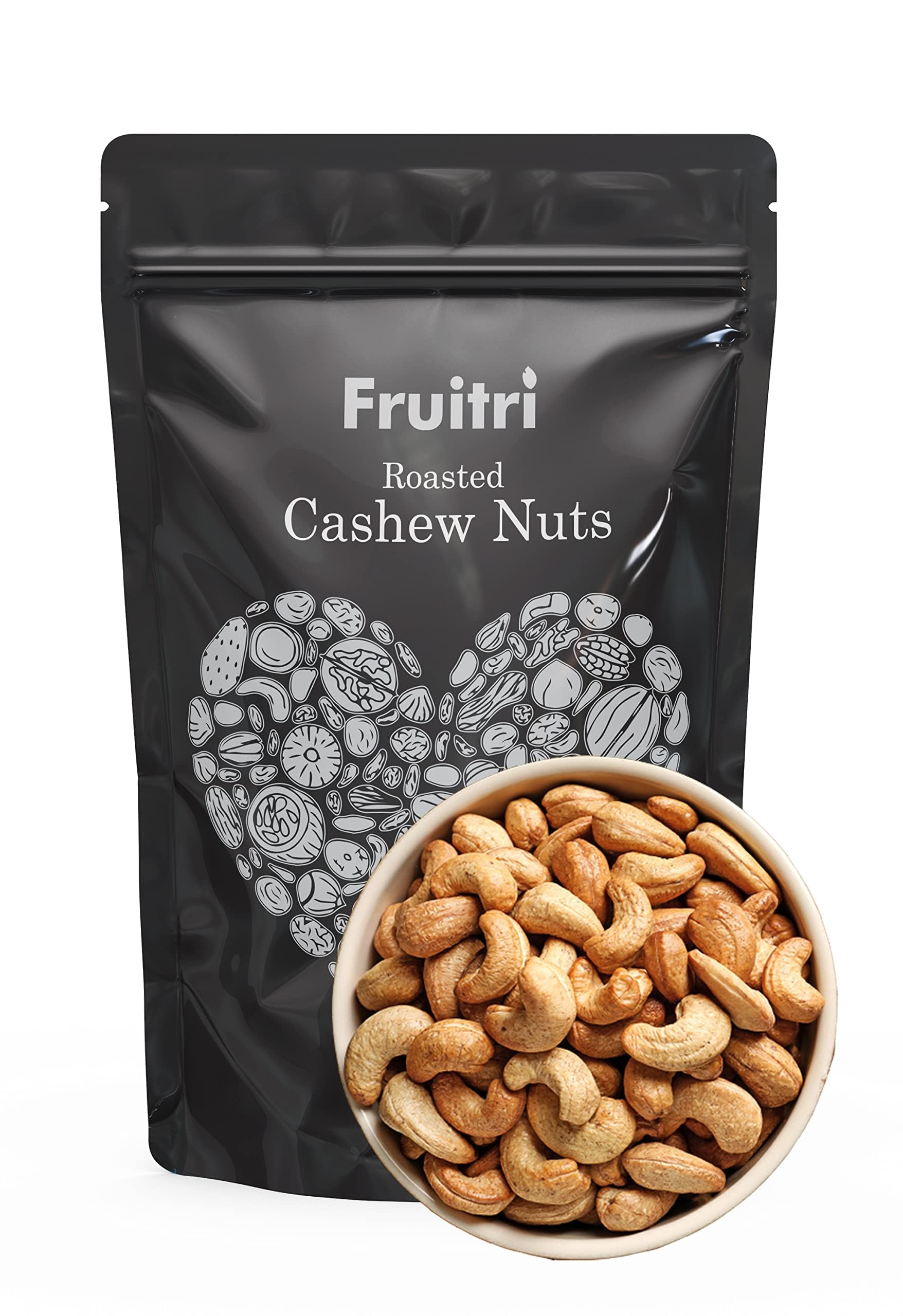 Fruitri Roasted Cashew, Lightly salted 1 kg, Freshly Oven Roasted | Premium Kaju nuts | Nutritious, Crunchy & Delicious (B08PC67HNB) Amazon Price History, Amazon Price Tracker