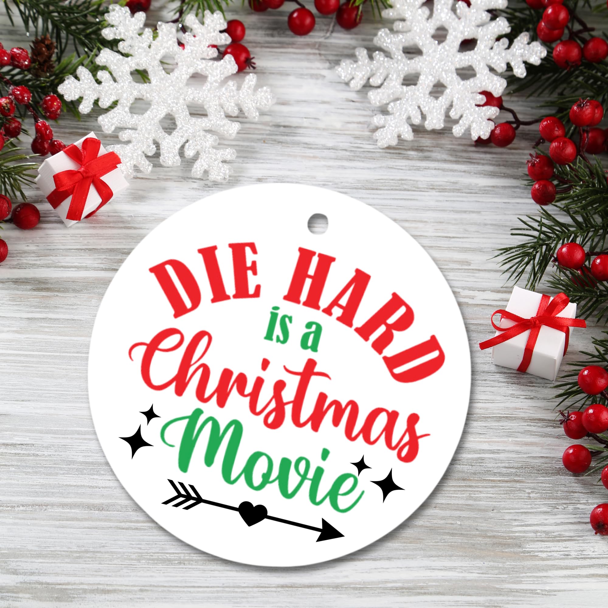 Die Hard Christmas Ornament