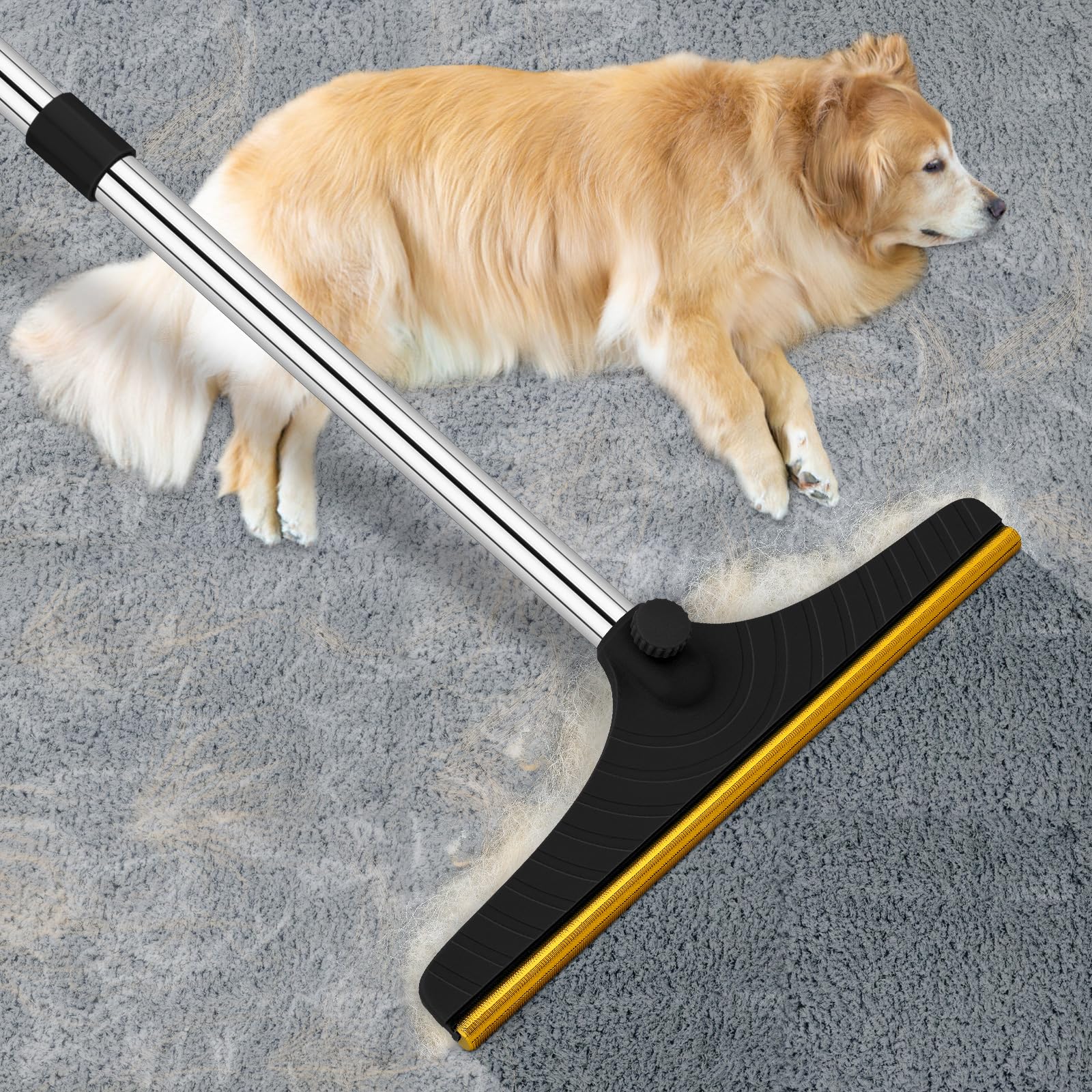 Grattoir à tapis avec design breveté et double tête réutilisable longue durée