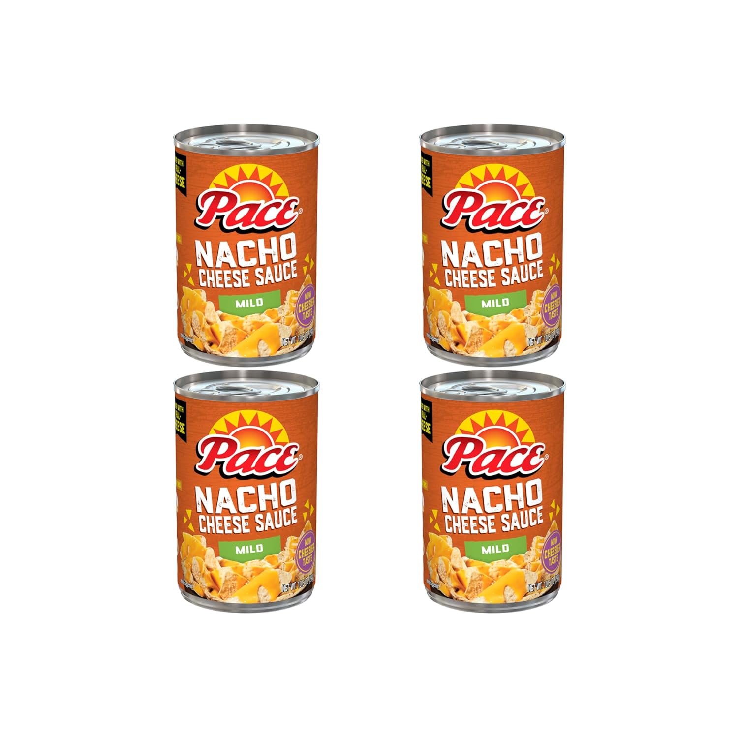 Pace Mild Nacho Cheese Sauce, 10.5 oz (Pack of 4)
