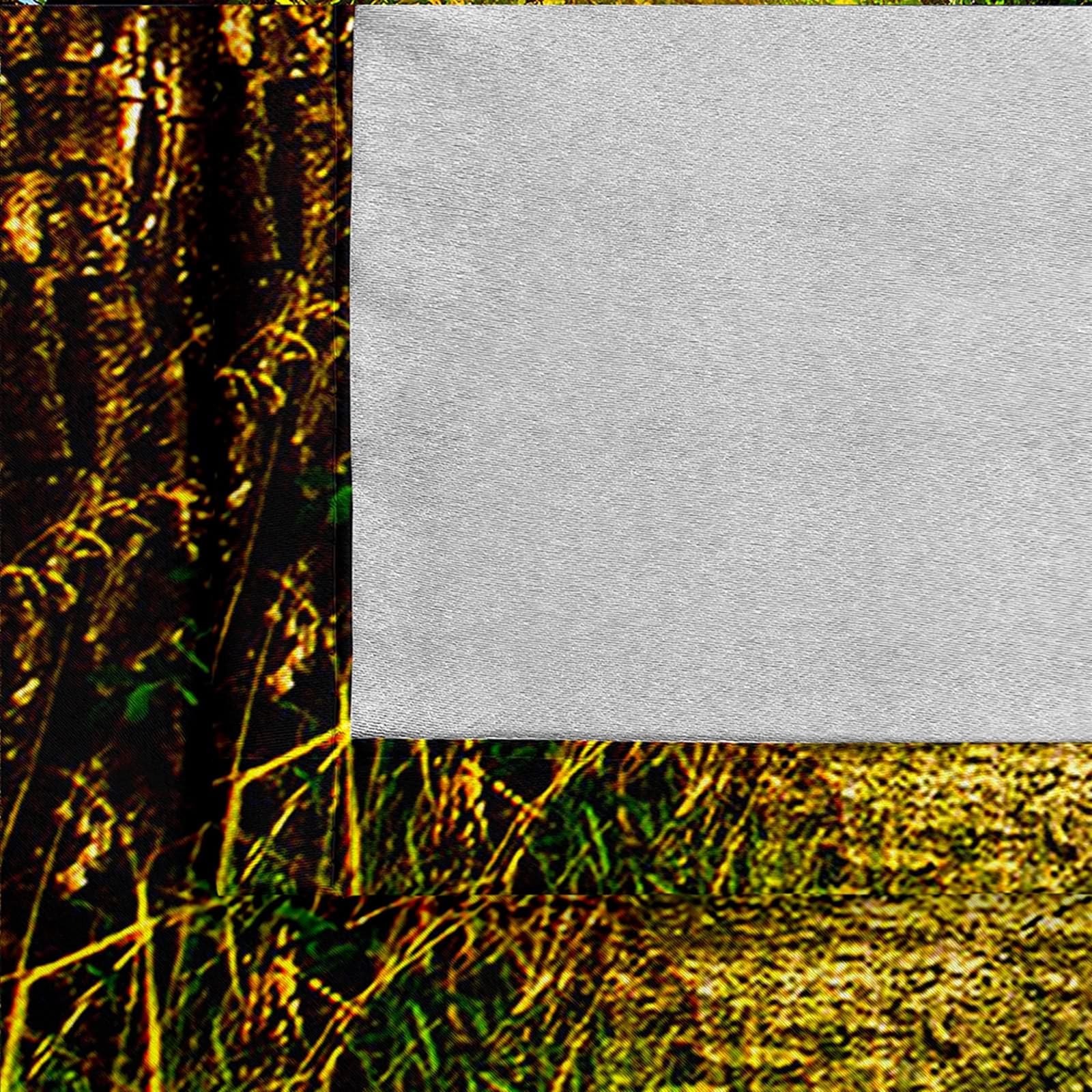 Zasłony nieprzejrzyste, zestaw 2 sztuk, zasłony termiczne, leśna ścieżka, krajobraz, wys. 160 x szer. 102 cm, zaciemniające, do salonu