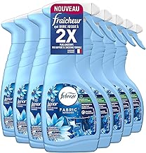 Febreze Textile Air Freshener Spray (500 ml x8), Lenor Flight Air Scent, Fights Odors Trapped in Fabrics, Leaves a Fresh Scent