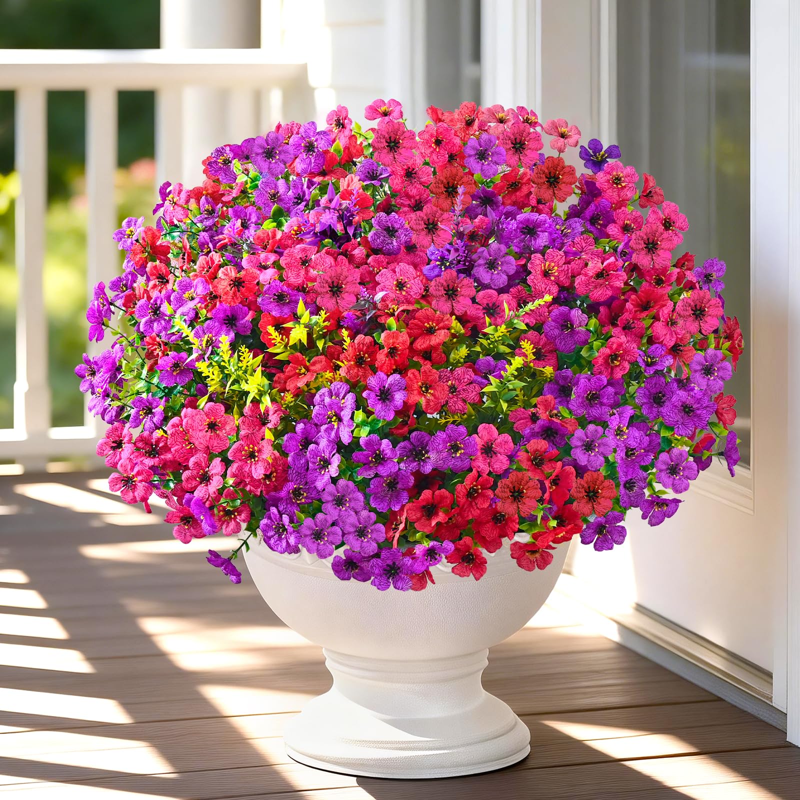 BLEUM CADE 34 Bundles Artificial Flowers Outdoors