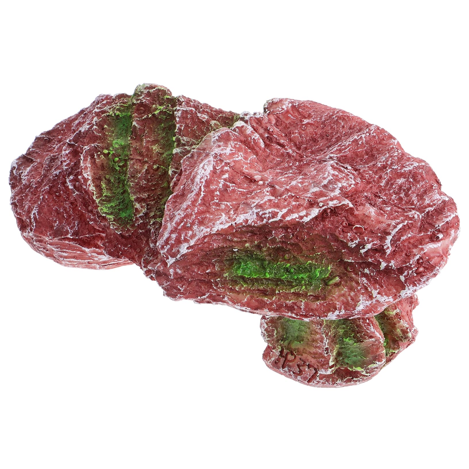 BESPORTBLE Realistic Resin Turtle Basking Platform Large Stones for Reptile Habitat Easy Climbing Cleaning