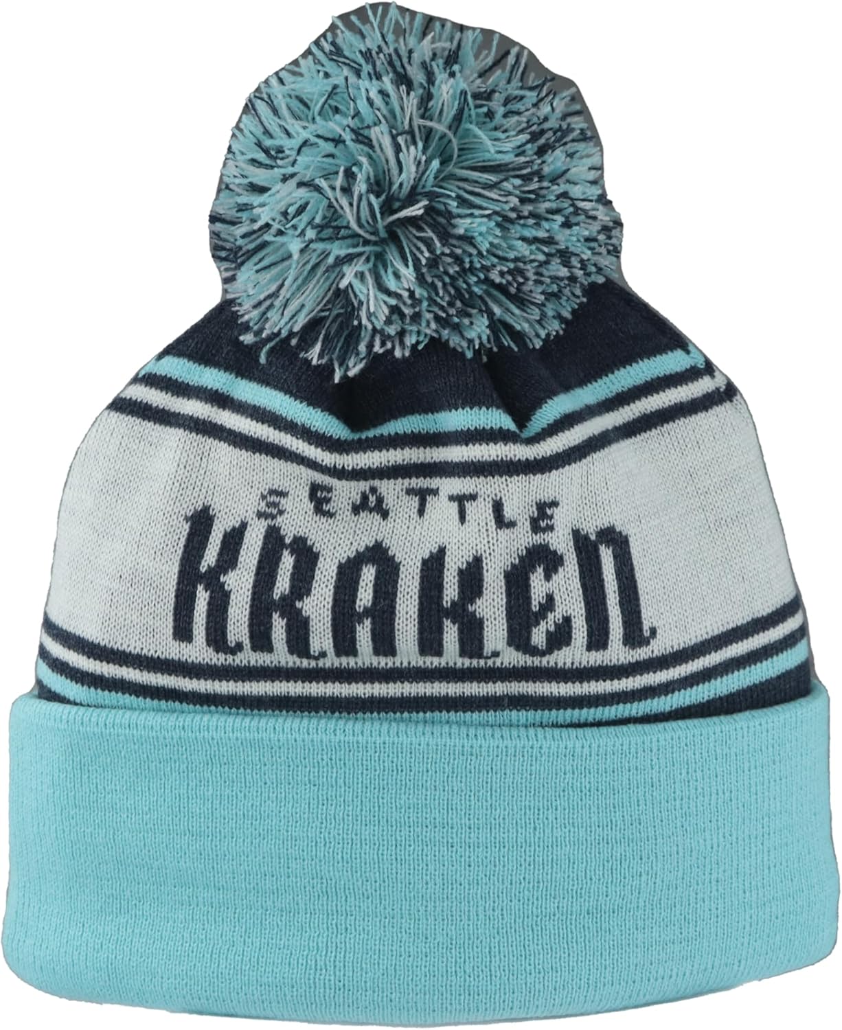 ZHATS NHL Unisex-Adult NHL Officially Licensed Beanie Pom Finish Line - Image 2