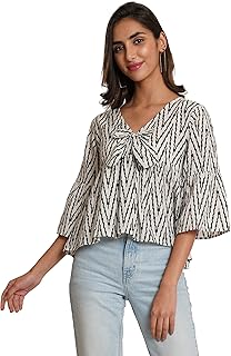 COTLAND Fashions Jaipuri Cotton Printed Peplum Kimono Sleeves Top for Women Price In India