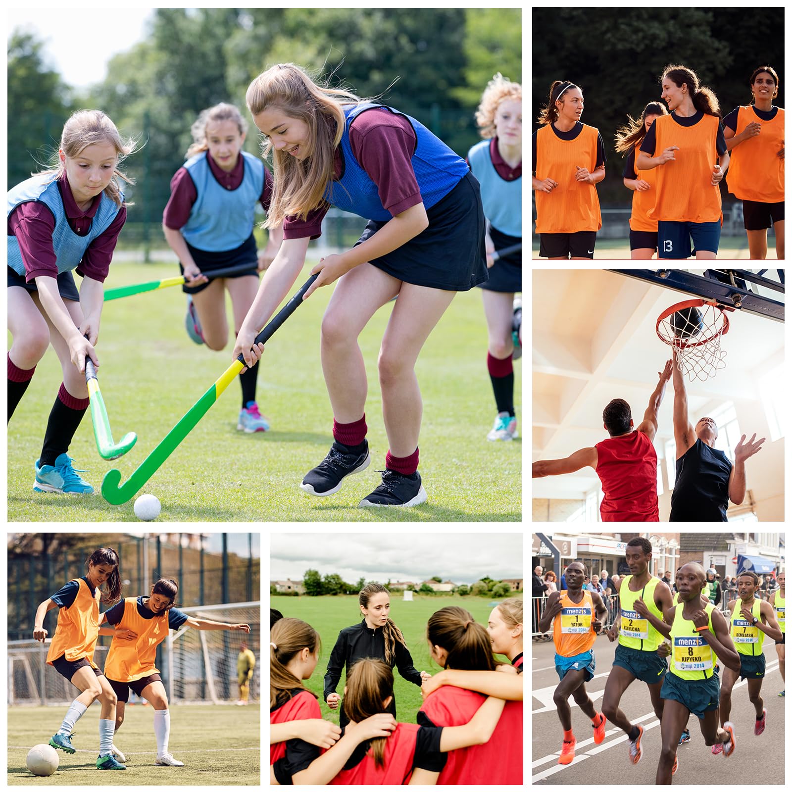 PATIKIL Gilet d'entraînement de football pour jeunes avec inscription « Scrimmage »