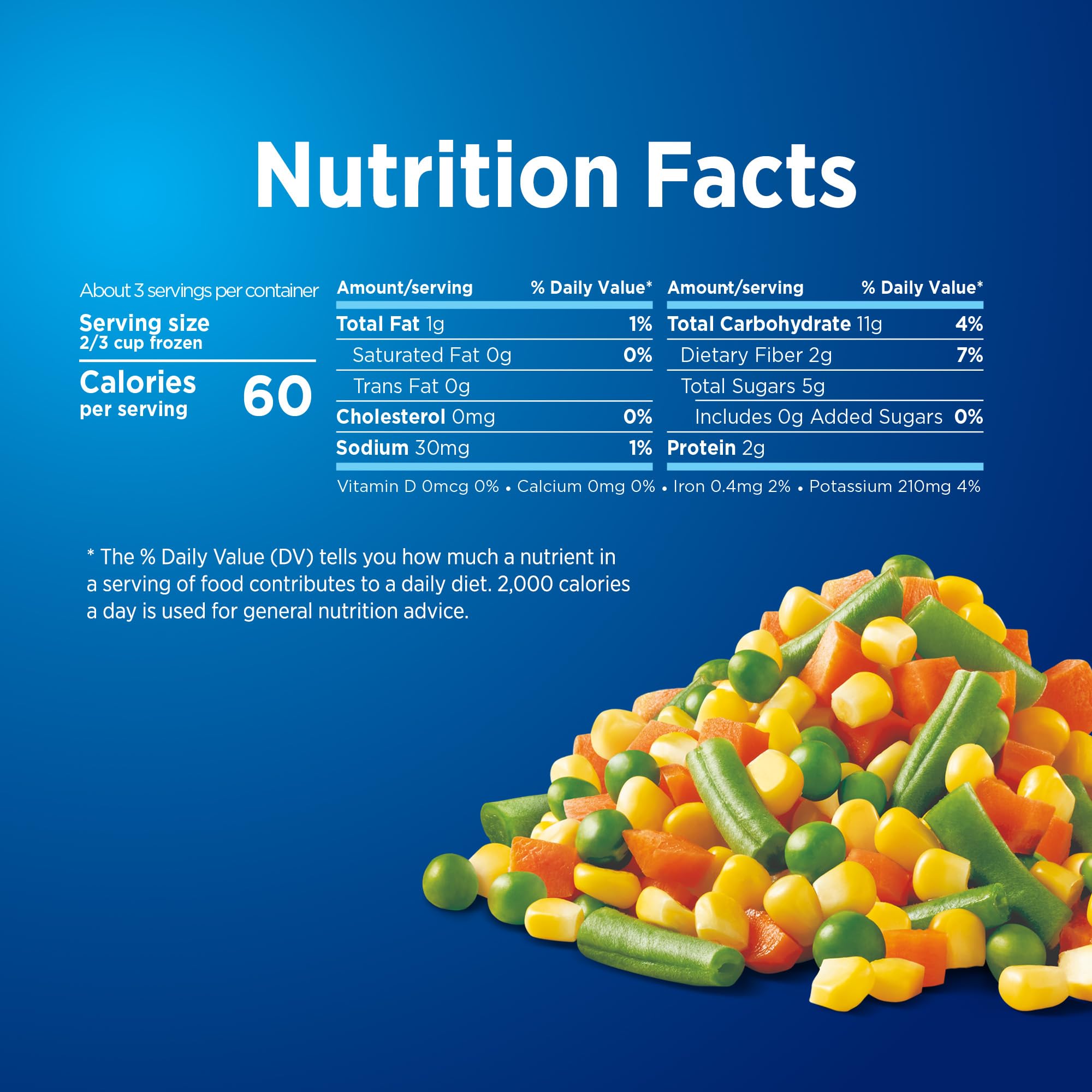 Birds Eye Steamfresh Mixed Vegetables Frozen Vegetables 10 OZ — view 2