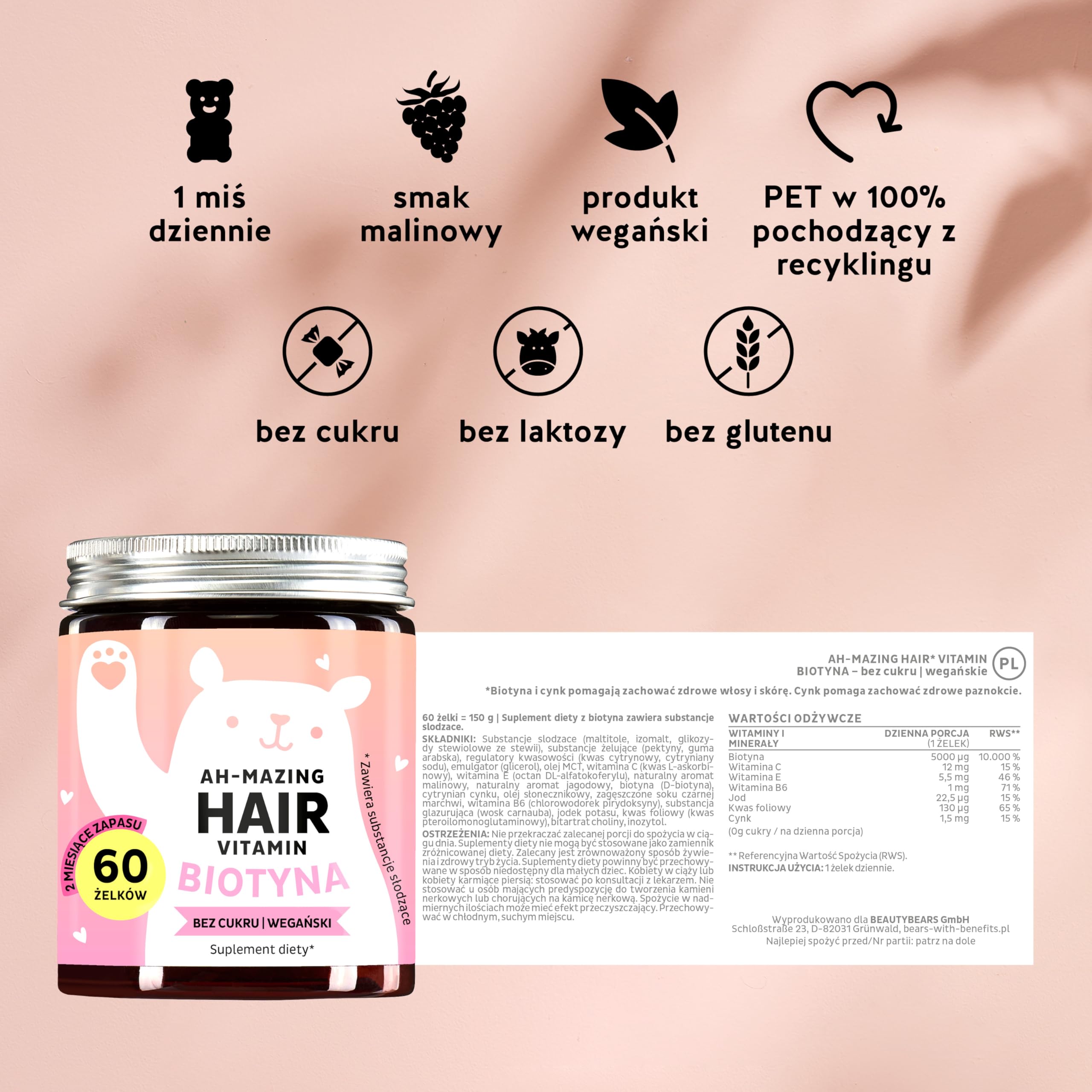 Bears with Benefits Vitamin for Hair
