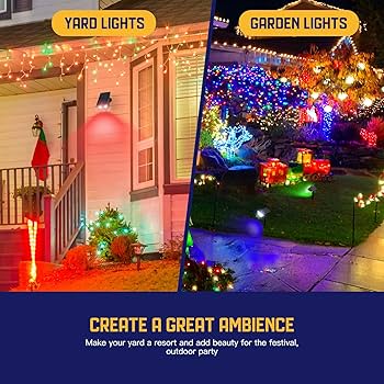 Kyosho Solar Color Spot Lights Outdoor, 9 Lighting Modes