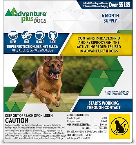 Adventure Plus para perros, pack de 4