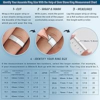 Vista 7 de Gem Stone King 925 Sterling Silver Green Nano Emerald Solitaire Engagement Ring For Women