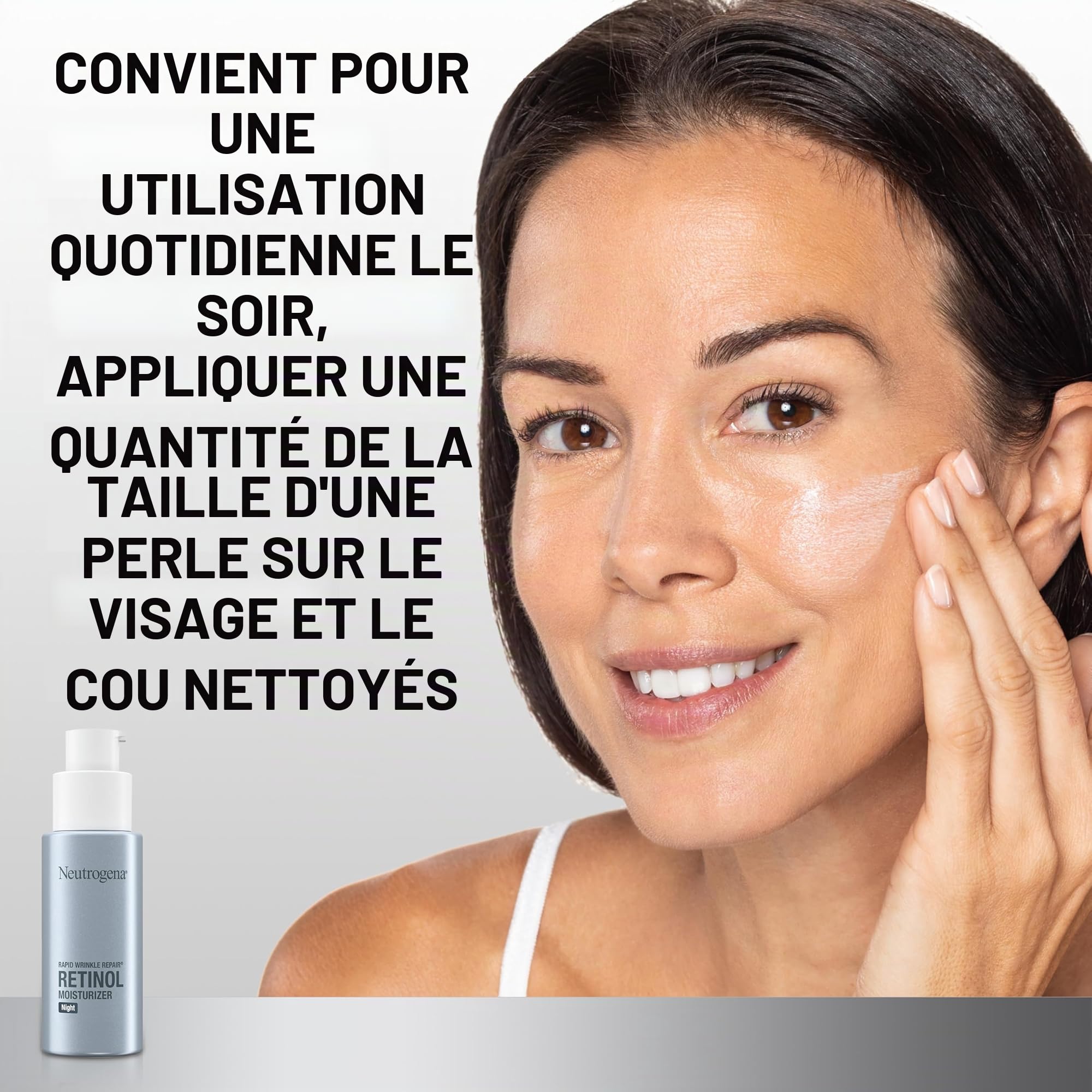 Neutrogena Hydratant De Nuit Rapid Wrinkle Repair - Estompe L'Apparence Des Rides Résultats Visibles En Une Semaine 30 Ml