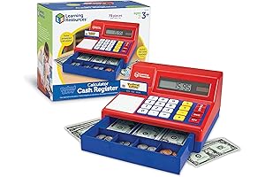Learning Resources Pretend & Play Cashier Playset - Develops Early Math Skills