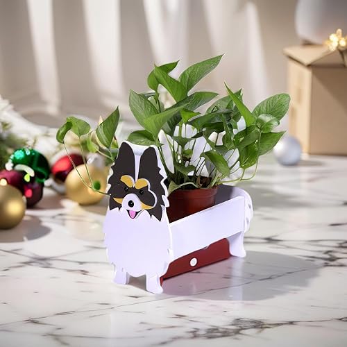 Miniatura 46 de Macetero de pastor australiano, macetas para perros, maceta en forma de animal, macetas de jardín para suculentas de jardín de primera calidad