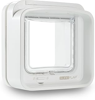 SureFlap DualScan Microchip Cat Door - Door Opening is 4 3/4" H x 5 5/8" W