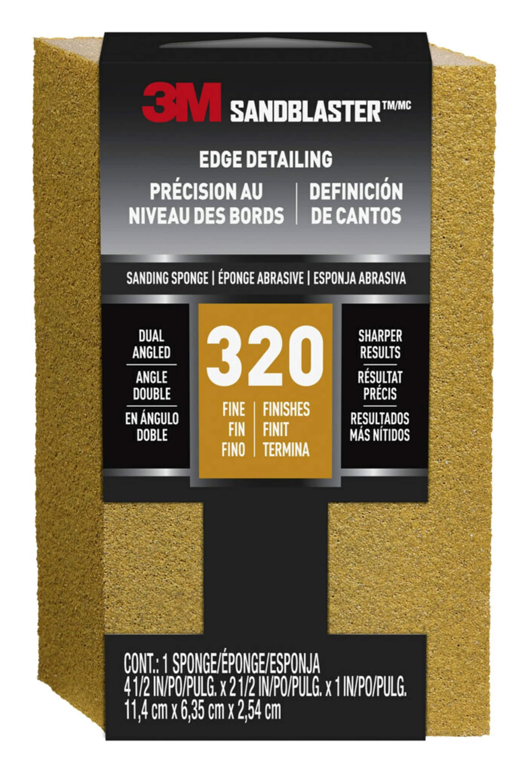3M9566 320-Grit + Gold, 320 Grit