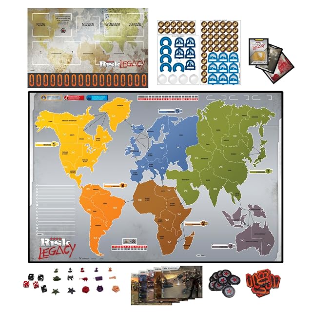 Foto 3 de 8 de Avalon Hill Risk Legacy - Versión francesa