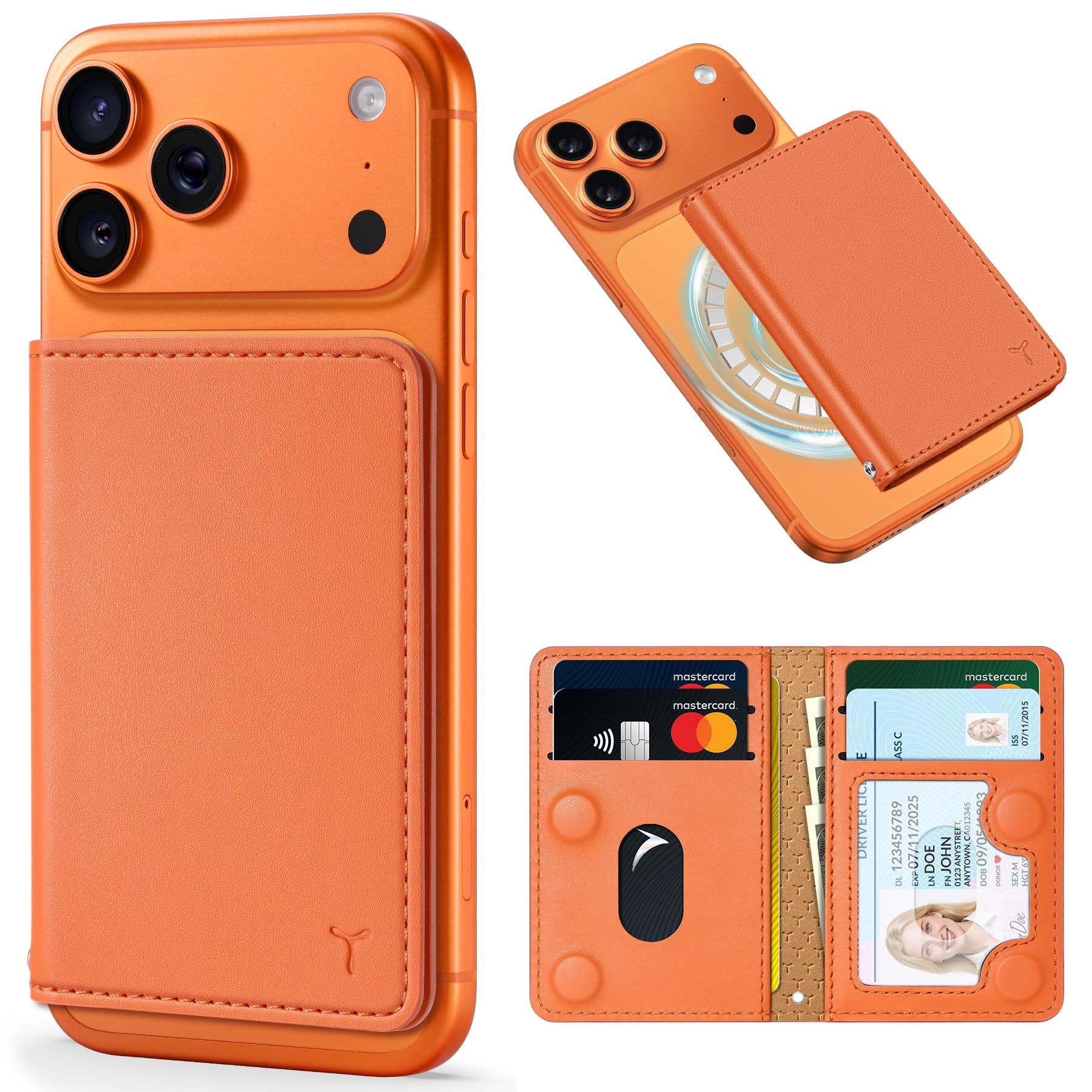 TUCCH Folio Magnetic Wallet