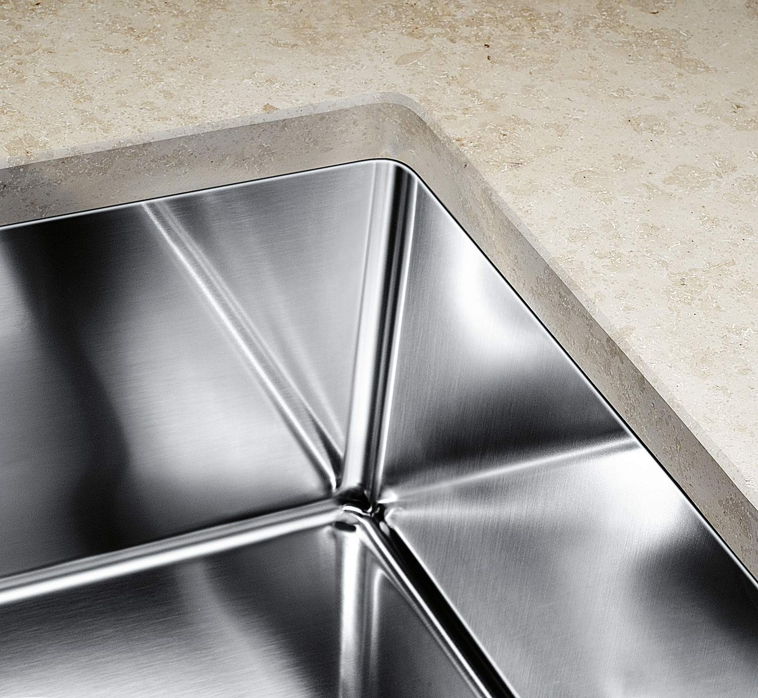 Blanco 521609 | Évier de cuisine en acier inoxydable CLARON 340/180-U | Couleur/Finition : acier inoxydable