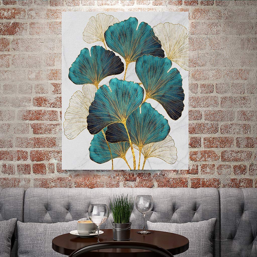 DCIDBEI (40x50 cm) Square Diamond Painting 5D Fai Da Te Pittura Diamante Quadrato Completo Ginkgo Biloba Pittura da Diamanti Adulti kit Ricamo Punto Croce kit Arte Strass Diamante Arte Artigianato
