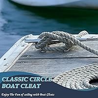 Vista 7 de SHENGHUISS Tacos de barco de acero inoxidable 316 con base abierta para muelle de barco (4"/5"/6"/8"/10"/12")